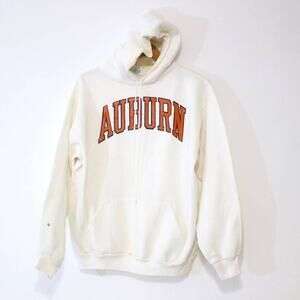 Vintage Auburn University Tigers Hooded Sweatshirt Large